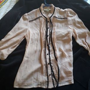 Sheer vintage style blouse